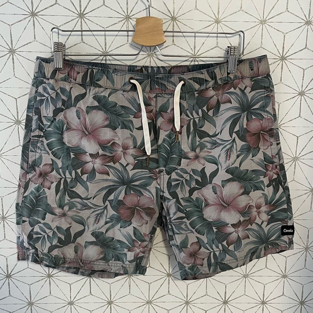 Barney Cools Hibiscus Board Shorts